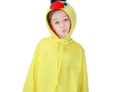 Halloween Animal Chick Cock Hem Kid Jumpsuit Cosplay Costume Bathrobe Pajamas
