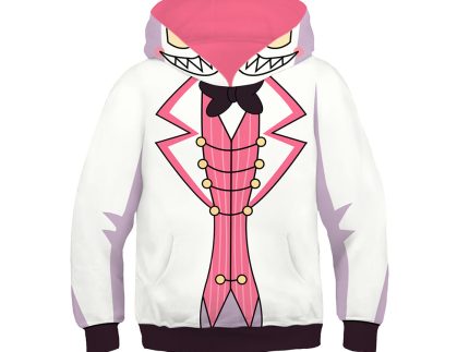 TV Hazbin Hotel Lucifer Morningstar Kids Children Cosplay Hoodie Pullover