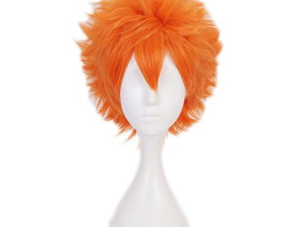 Haikyuu Hinata Shoyo Carnival Halloween Party Props Cosplay Wig Heat Resistant Synthetic Hair
