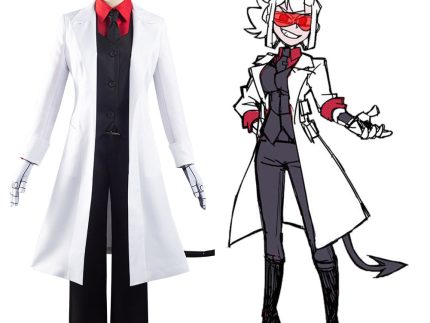 Helltaker Loremaster Azazel Halloween Carnival Suit Cosplay Costume Outfits