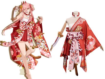 Hyakkiyakou‘s Nekomata Power Cosplay Costume Outfits Halloween Carnival Suit
