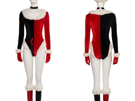 Harley Quinn Christmas Cosplay Costume Outfits Halloween Carnival Suit