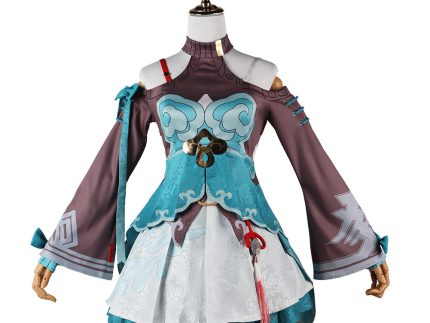 Honkai: Star Rail Qingque Cosplay Costume Halloween Carnival Party Disguise Suit