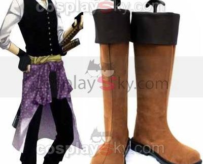 Hakuouki Toudou Cosplay Shoes Boots
