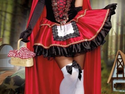 Halloween Womens Red Hat Sexy Queen Adult Cosplay Costume