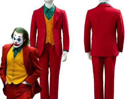 Joker Origin Romeo Joaquin Phoenix Arthur Fleck Costume DC Outfit Cosplay Costume For Kids