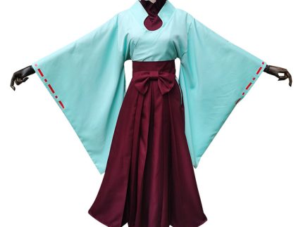 Jibaku Shounen Hanako Kun Toilet-Bound Hanako-kun Akane Aoi Cosplay Costume Halloween Women Haori Kimono Dress