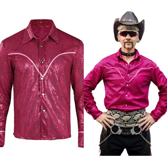 Joe vs. Carole Joe Exotic Shirt Cosplay Costume Outfits Halloween Carnival Suit