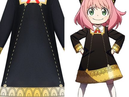 Kids Children Spy Family Anya Forger  Cosplay Costume Dress Outfits Halloween Carnival Suit