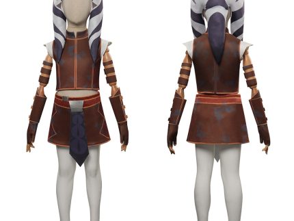 Kids Children Star WasTales of the Jedi -Ahsoka Tano  Cosplay Costume Outfits Halloween Carnival Suit