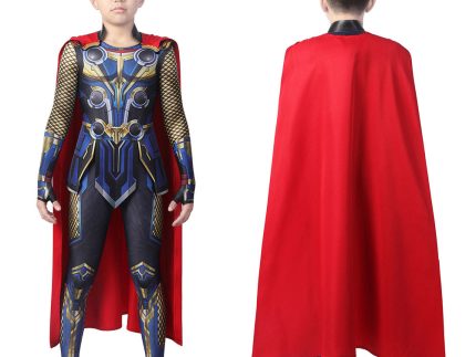 Kids Children Thor: Love and Thunder (2022) Thor Cosplay Costume Outfits Halloween Carnival Suit
