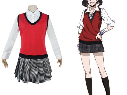 Kakegurui Midari Ikishima Halloween Carnival Suit Cosplay Costume Women School Uniform Outfits