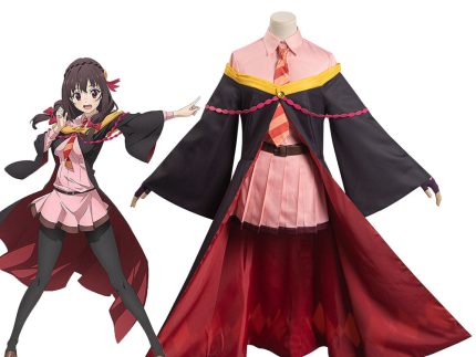 Kono Subarashii Sekai ni Bakuen wo Megumin Outfits Halloween Carnival Party Suit Cosplay Costume