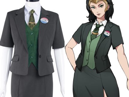 Loki  Cosplay Costume Women Uniform Skirt Outfits Halloween Carnival Suit