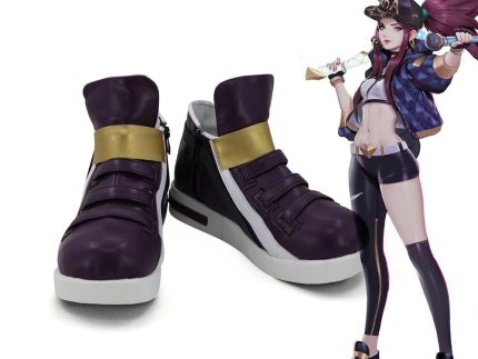 League of Legends The Rogue Assassin Akali K/DA Skin Cosplay Shoes Boots