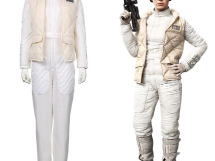 Leia Organa Solo Halloween Carnival Suit Cosplay Costume Jumpsuit Vest Outfits