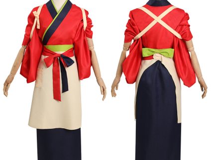 Lycoris Recoil - Nishikigi Chisato Kimono Cosplay Costume Outfits Halloween Carnival Suit