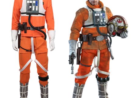 Luke Skywalker Pilot Halloween Carnival Suit Cosplay Costume Jumpsuit Uniform Outfit