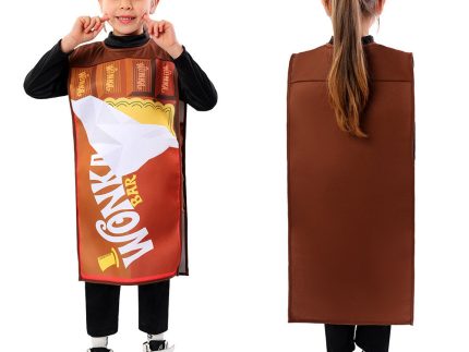 Movie Charlie and the Chocolate Factory Kids Children Chocolate Cosplay Costume Outfits Halloween Carnival Suit