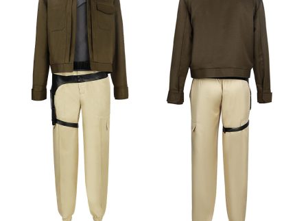 Movie Chirrut Imwe Brown Suit Cosplay Costume Outfits Halloween Carnival Suit