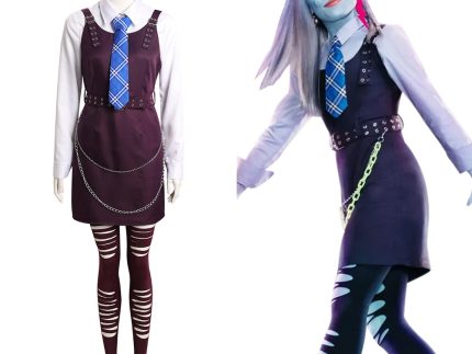 Monster High Frankie Stein Cosplay Costume Dress Outfits Halloween Carnival Suit