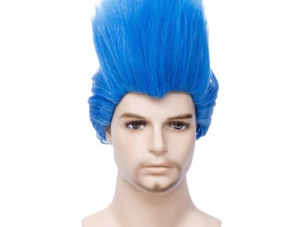 Movie Hercules Hades Cosplay Wig Heat Resistant Synthetic Hair Carnival Halloween Party Props
