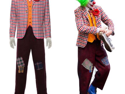 Movie Joker  Joaquin Phoenix Arthur Fleck Jacket Cosplay Costume