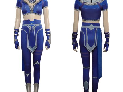 Mortal Kombat MK Kitana Outfits Cosplay Costume Halloween Carnival Party Suit