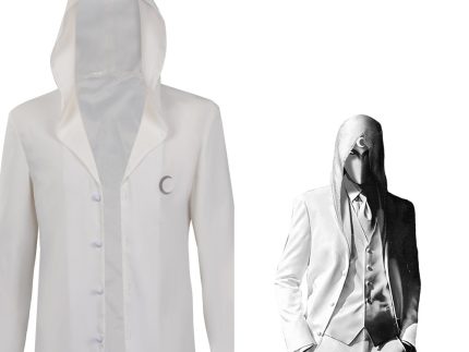 Moon Knight  Marc Spector Cosplay Costumes Hooded Hacket Coat  Halloween Carnival Suit