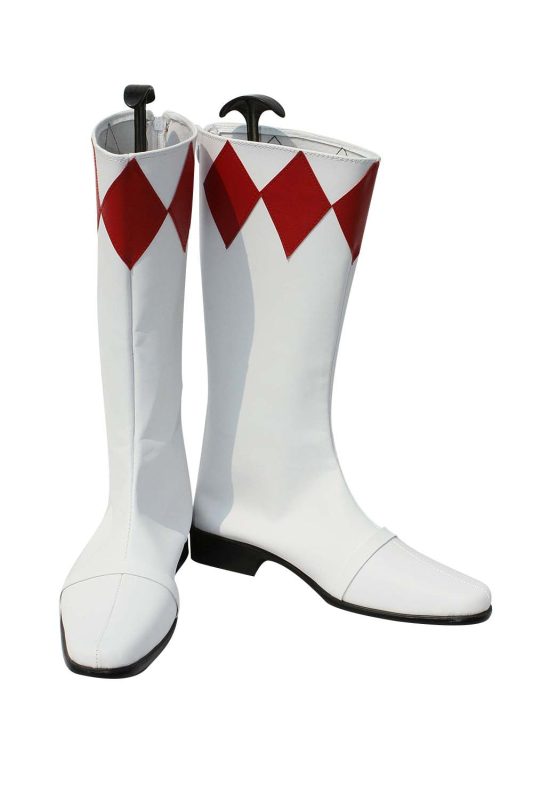 Mighty Morphin Power Rangers Geki Tyranno Ranger Cosplay Boots Shoes