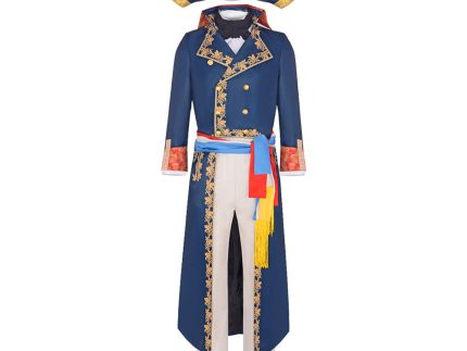 Movie Napoleon 2023 Napoleon Blue Outfit Cosplay Costume Outfits Halloween Carnival Suit