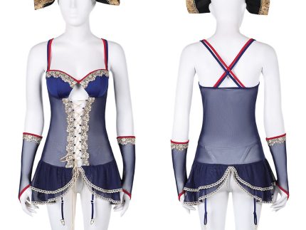 Movie Napoleon Napoleon Bonaparte Lingerie for Women Cosplay Costume Outfits Halloween Carnival Suit