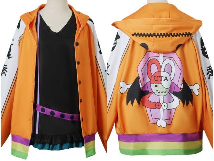 Movie One Piece Red UTA  Cosplay Costume Outfits Halloween Carnival Suit