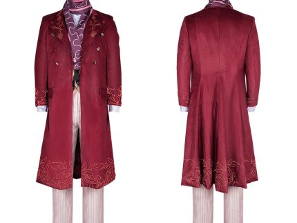 Movie the Chocolate Factory Willy Wonka Cosplay Costume Coat Outfits Halloween Carnival Party Suit