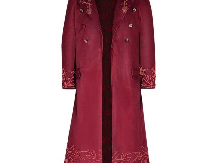 Movie Wonka 2023 Wonka Red Coat Cosplay Costume Outfits Halloween Carnival Suit