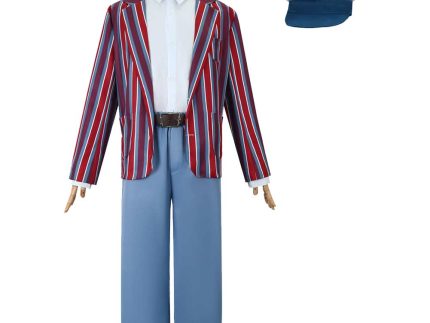 Movie Wonka Oompa Loompa Kids Children Blue Suit Cosplay Costume Outfits Halloween Carnival Suit