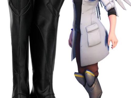 OW Overwatch Mercy Angela Dr. Ziegler Skin Cosplay Shoes