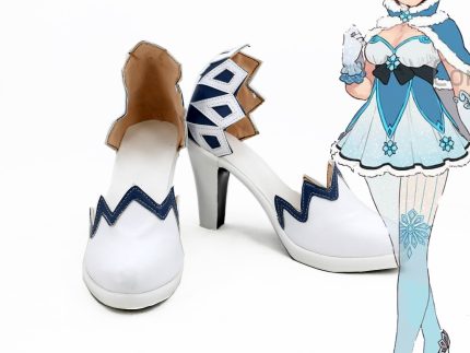 Overwatch OW MEI cosplay high heel shoes boot