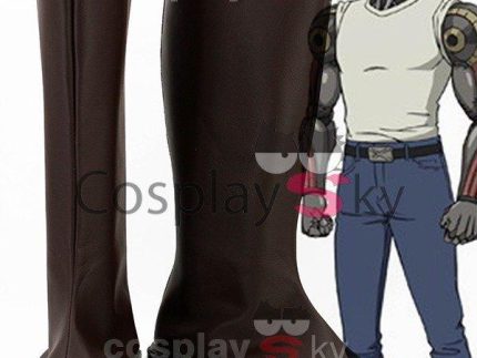 One-Punch Man Demon Cyborg Genos Cosplay Shoes