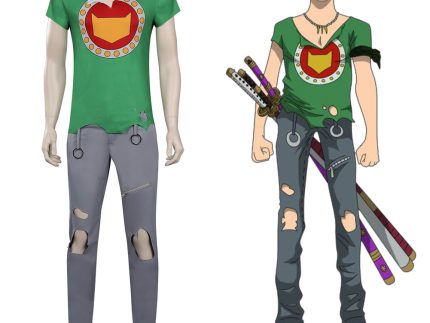 One Piece Film Red 2022 Roronoa Zoro Cosplay Costume Outfits Halloween Carnival Suit