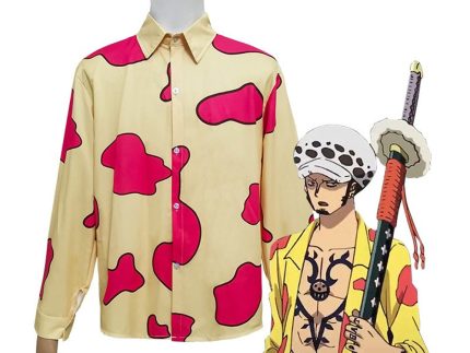 ONE PIECE FILM RED Trafalgar D. Water Law Cosplay Costume Halloween Carnival Suit