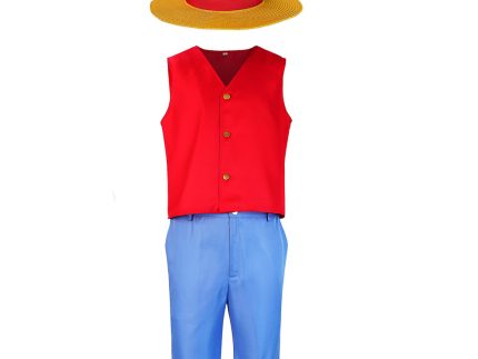 One Piece Luffy Outfits Halloween Carnival Suit Cosplay Costume