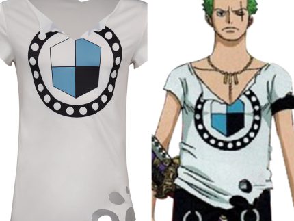 One Piece Movie Red Roronoa Zoro Cosplay T-shirt Men Women Summer Short Sleeve Shirt