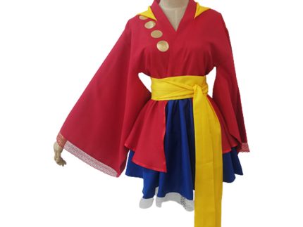 One Piece Monkey D. Luffy Cosplay Costume Lolita Dress Outfits Halloween Carnival Party Suit