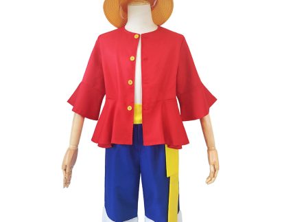 One Piece - Monkey D. Luffy Cosplay Costume Uniform Outfits Halloween Carnival Suit
