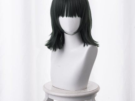 One Punch Man Fubuki Cosplay Wig Dark Green 40CM