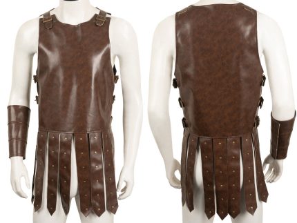 Percy Jackson and the Olympians Percy Jackson Brown Chest Armor Set Cosplay Costume Outfits Halloween Carnival Suit