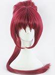 Puella Magi Madoka Magica Sakura Kyoko Cosplay Wig Wine Red 75 cm