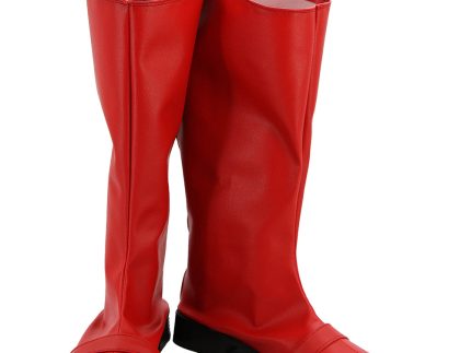 Power Ranger Cosplay Shoes Boots Custom Made Red