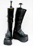 Punk Rock high-heeled heavy-bottomed Black Boots
